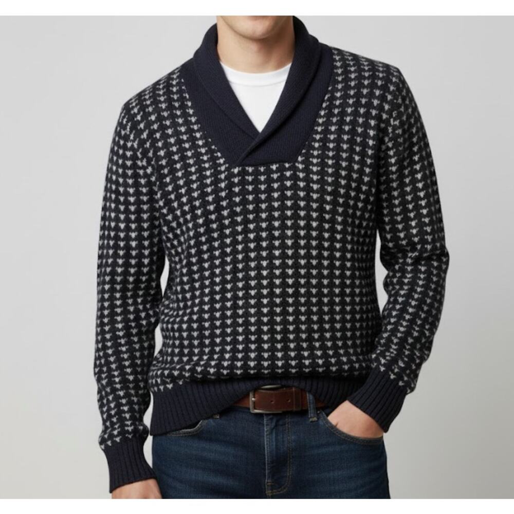 Frederik Anderson Copenhagen Lambswool Knit Sweat… - image 1